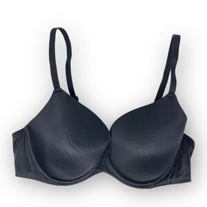 Auden Bra The Icon Underwire Lined T-shirt Full Coverage Black Women’s Size 38C